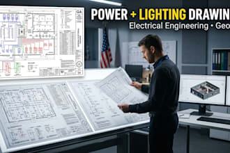 prepare georgia electrical power and lighting engineering drawings