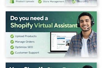 be your shopify virtual assistant for hassle free store growth
