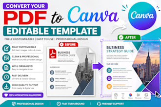 convert your locked PDF workbook into a fully editable canva template