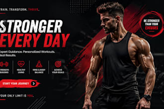 build gym website personal trainer workout sports yoga fitness trainer website