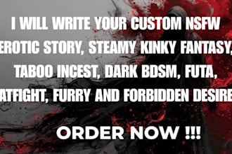 write nsfw fanfic taboo dark incest catfight smut dark kink futa manga stories