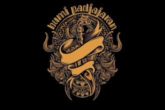 awesome professional steampunk vintage logo design for you