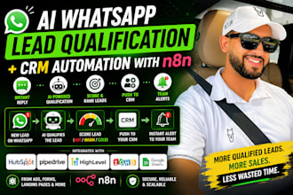 build ai whatsapp lead qualification with n8n CRM automation
