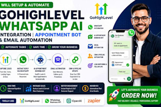 setup gohighlevel whatsapp ai integration ghl appointment bot   email automation