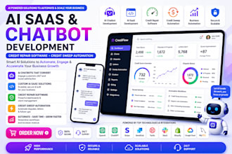 build ai saas ai chatbot credit repair software credit sweep automation