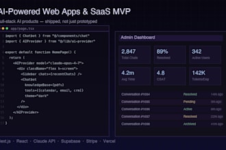 aipowered web app saas mvp internal tool