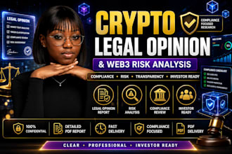 provide crypto legal opinion and web3 risk analysis