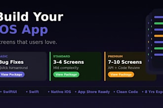 fix bugs and improve your ios swift or swiftui app