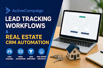 build activecampaign lead tracking workflows, real estate CRM workflows