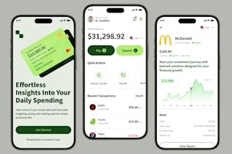 develop fintech app, payment app, wallet app, budget app, loan app, bank app