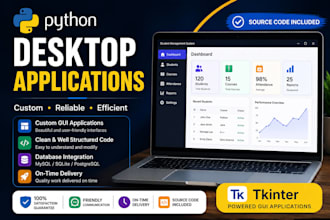 develop python projects and gui applications
