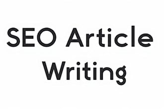 write SEO blog posts and website content