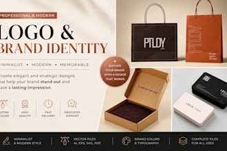 modern minimalist logo design service