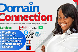 connect domain, redirect and transfer domain, or fix dns