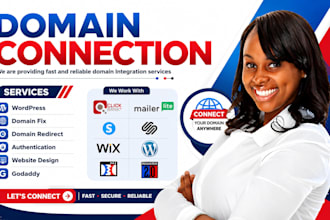 connect domain, transfer domain, fix dns, godaddy cloudflare