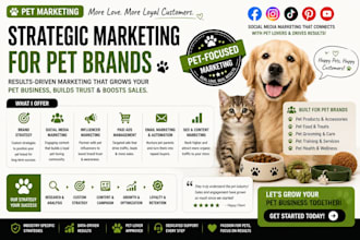 promote your pet business pet store pet product and pet brand marketing