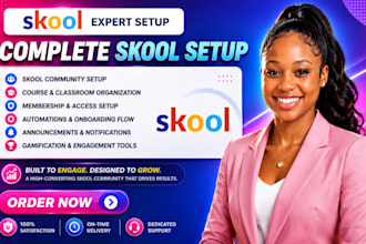 build skool community setup skool membership community management migration