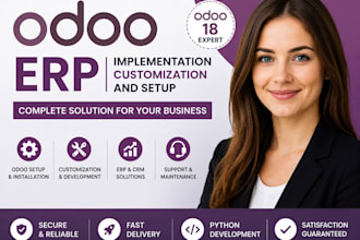 develop odoo configuration python erp implementation and customization setup