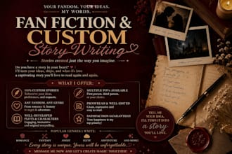 write custom fan fiction