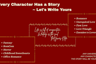 write captivating custom fan fiction stories based on your favourite characters