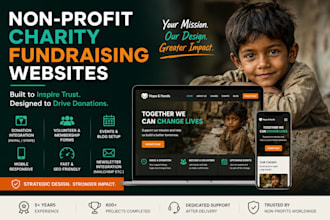 design wordpress nonprofit with donation system