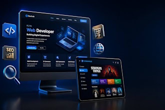 develop custom iptv websites, sales funnels, and app rebranding