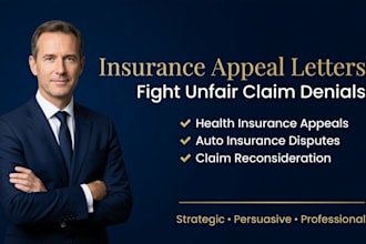 write a powerful health or auto insurance appeal letter to fight a denial