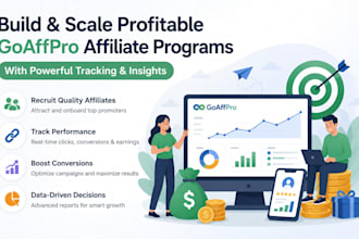 build goaffpro affiliate program, referral tracking system, firstpromoter