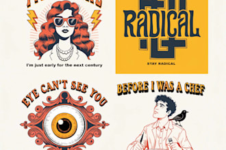 make retro vintage custom t shirt design and bulk t shirts