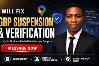 fix google business profile suspension and gbp verification