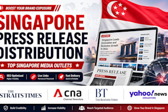 write and distribute your press release to top singapore media outlets