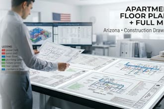 draft texas multifamily mechanical electrical plumbing drawings