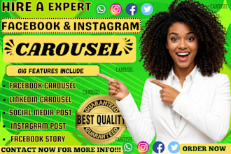 design professional eye catching facebook instagram and linkedin posts