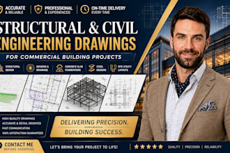 design structural engineering and civil engineering drawings for buildings