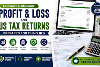 deliver accurate irs tax return and financial statement services