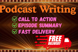 create powerful podcast scripts fast