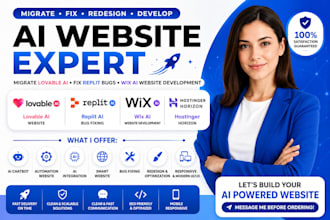migrate lovable ai website fix lovable ai replit bugs wix ai website development