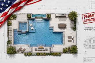 do swimming pool design permit drawings and pool layout