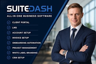 setup suitedash automation suitedash client portal dashboard project management