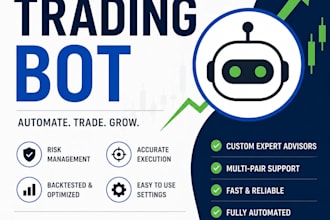 develop custom mt4 mt5 trading bot and expert advisor