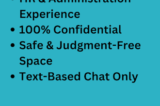 offer a safe confidential text space as your active listener