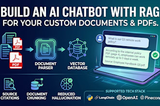 build a langchain rag chatbot on your custom documents