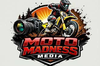 unique modern mc biker, motorcycle logo t shirt design