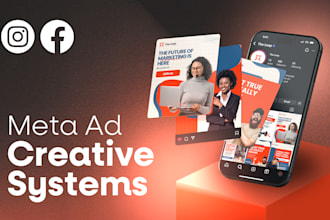 design modern meta ad creatives for facebook and instagram
