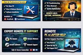 provide professional IT support and fix your PC problems