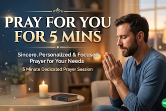 pray for you for 5 mins