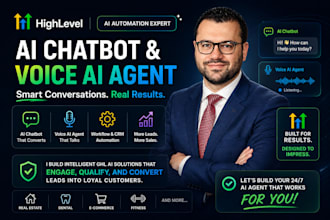gohighlevel ai chatbot gohighlevel voice ai agent gohighlevel conversational ai