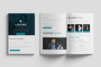 design a professional catalog and brochure for your company