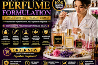perfume formulation, perfume cosmetics, fragrant chemist