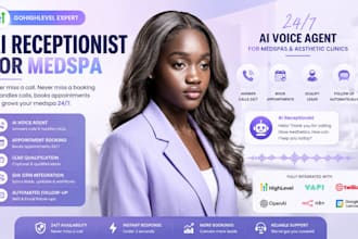 setup gohighlevel ai receptionist for medspa